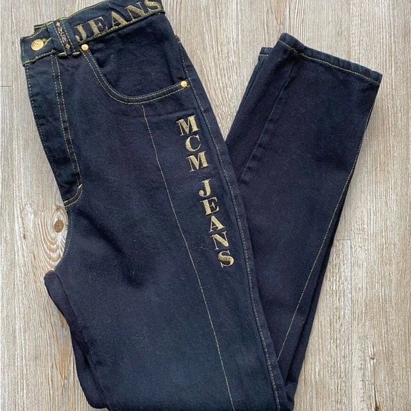 MCM, DESIGNER MICHAEL CORMER MÜNCHEN RARE HIGH RISE STUNNING JEAN - Picture 5 of 11